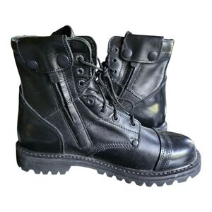 ROCKY Paraboot Zipper Black 2090 Combat Boots Black Size 9M